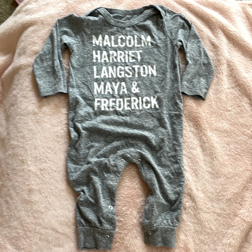 Well Worn Black History Graphic Onesie